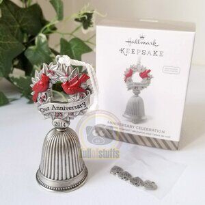 Brand NEW Hallmark Anniversary Celebration 10th 25th 40th 50th Metal Ornament